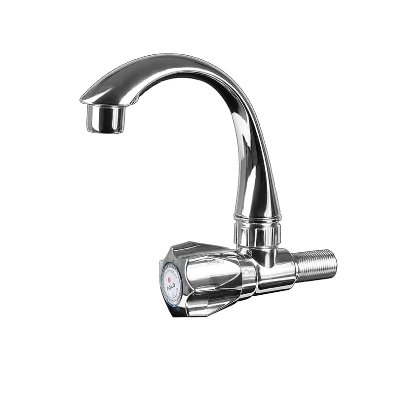 HongKe Chrome Mini Sink Cock Single Handle Hot Cold Water Taps Kitchen Faucet