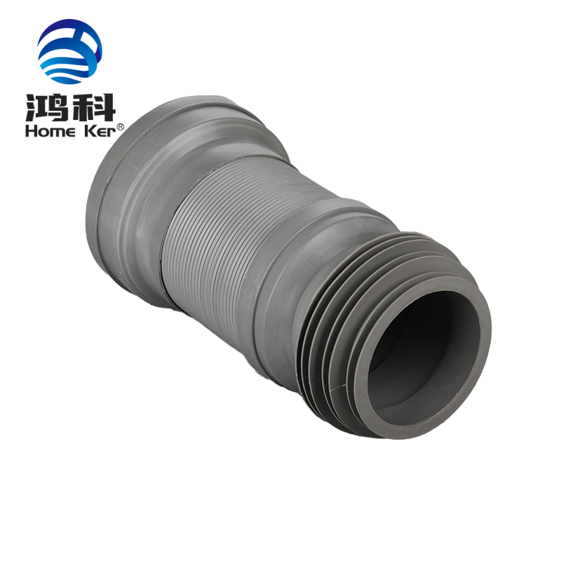 Pan Connector with Grey Color 4-inch Toilet Connection Pipe