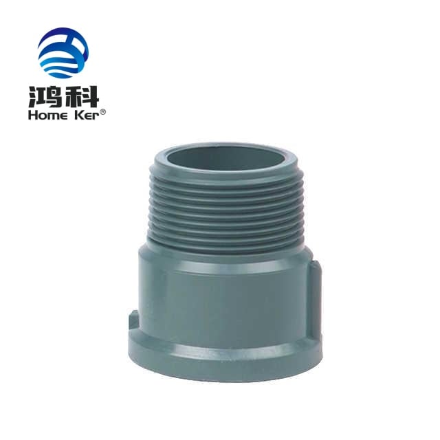 PVC NBR5648 Male Adapter Pipe Fitting Grey Blue Color