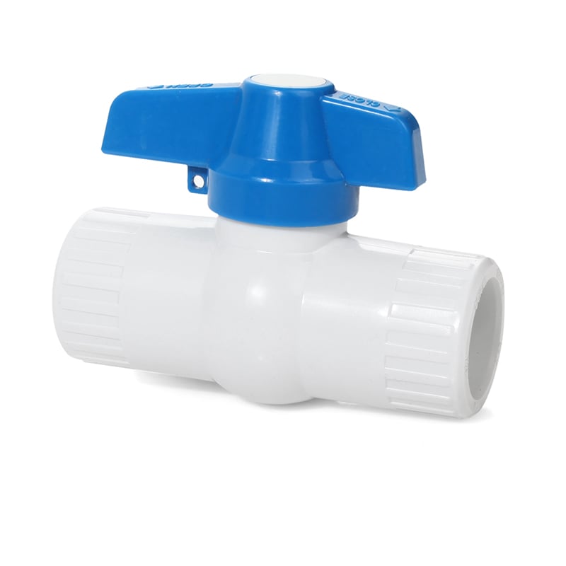 New Handle White PVC Ball Valve – Efficient, Durable, and Versatile