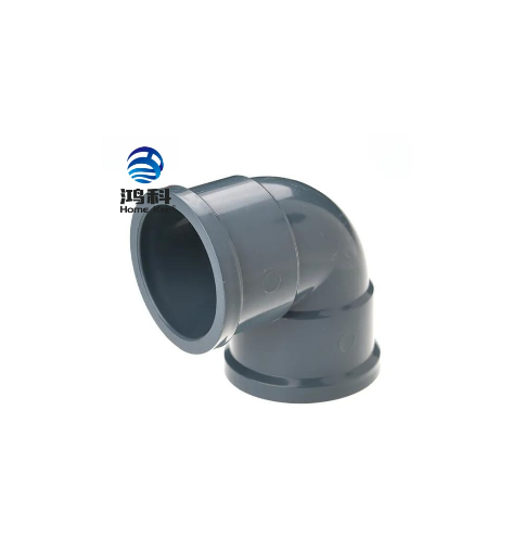 PVC NBR5648 90 Degrees Elbow Pipe Fitting Grey Color