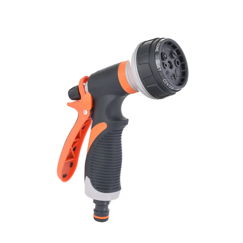 New Adjustable 8 Patterns Water Gun Multifunction Lawn Irrigation Car Washing Spray Gun