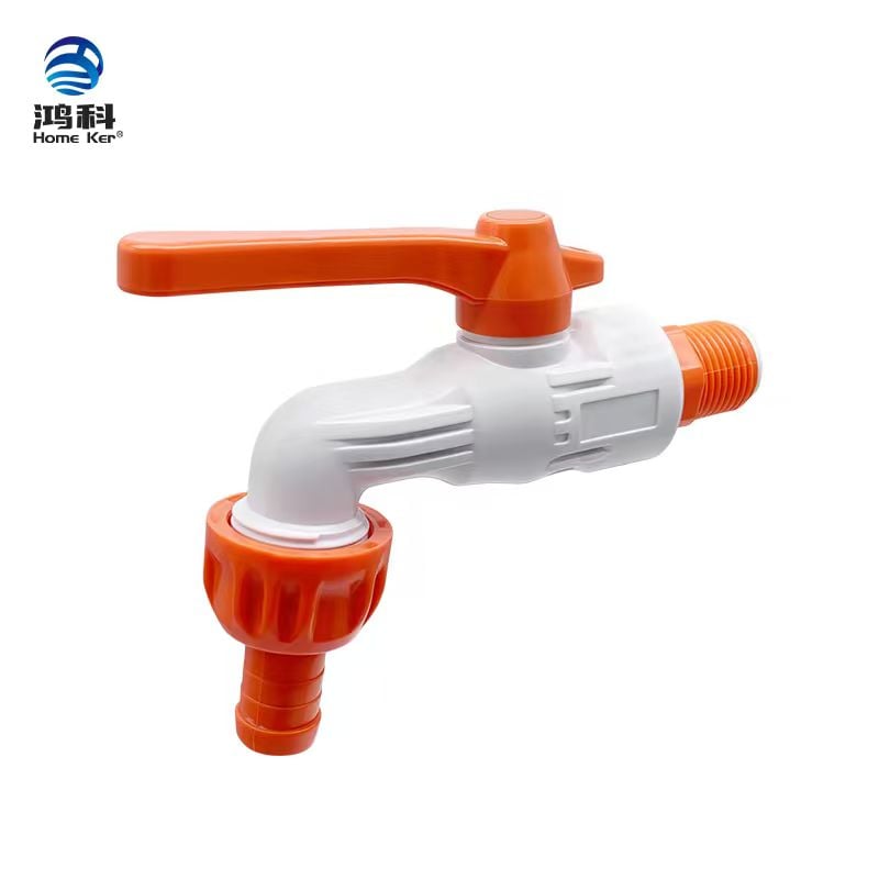 High Quality PVC Faucet Customised 1/2 Inch With Plastic Nozzle Modern Design for Bathroom Washing Machine