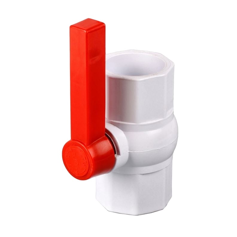 New Products Factory Wholesale Bathroom Garden Mini Body 1/2 Plastic PVC Ball Valve Tap