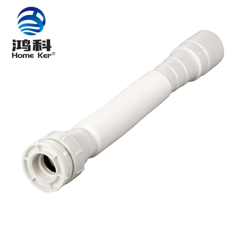Flexible Plastic Drain Hose for water system PVC Material White Color