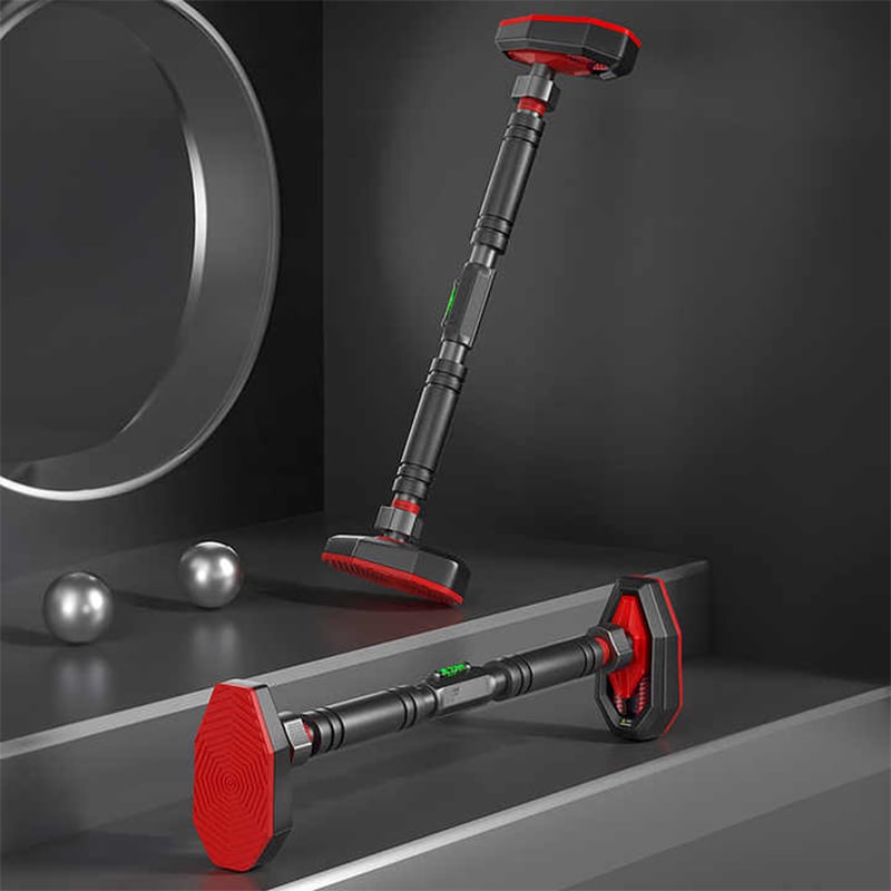 High Quality Steel Adjustable Horizontal Bars Gym Home Exercise Fitness Horizontal Door Frame Pull Up Bar with Foam Grip