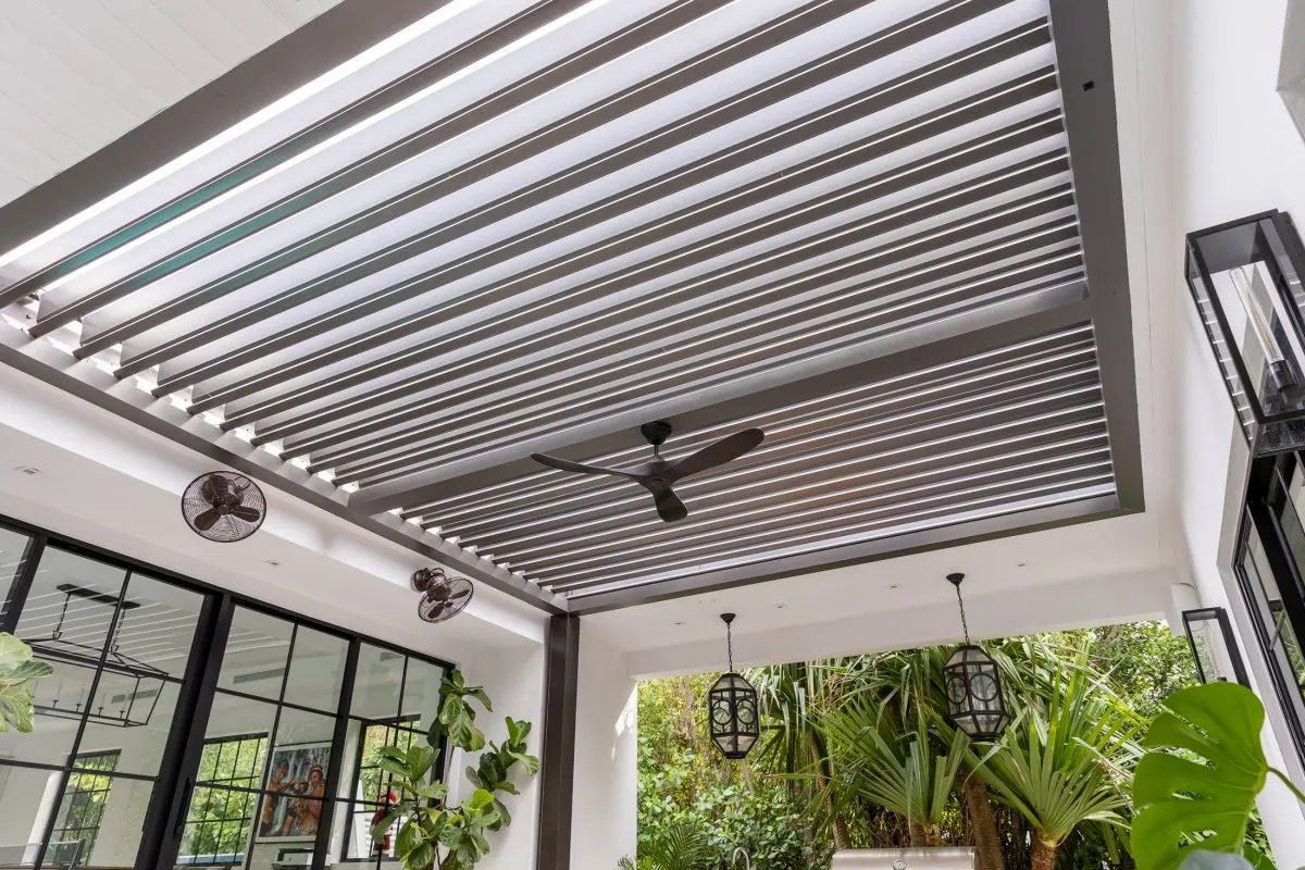 Pergola-Specific Hanging Electric Fan Gentle Breeze for Summer Comfort