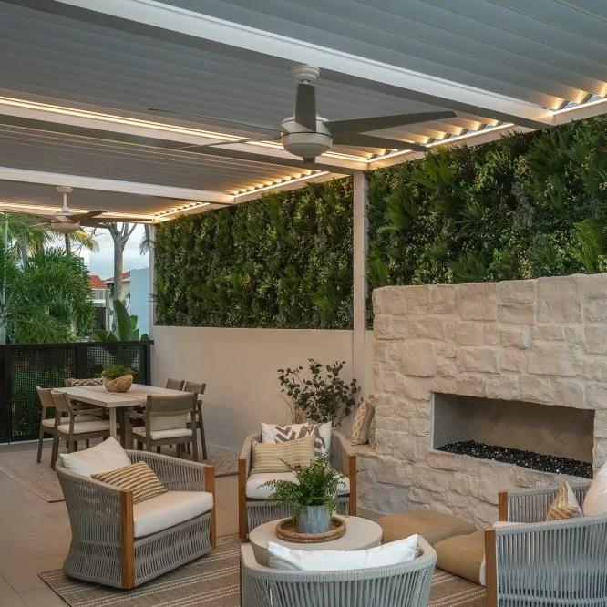 Pergola-Specific Hanging Electric Fan Gentle Breeze for Summer Comfort