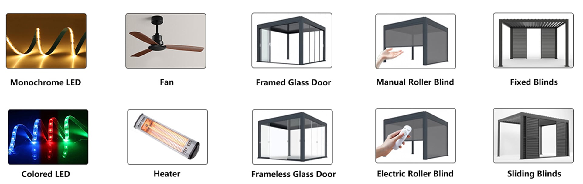 Outdoor Manual 3*3 Light Flip Roof Fast Shipping Easy Install Garden Bioclimatic Aluminum Waterproof Louvered Pergola