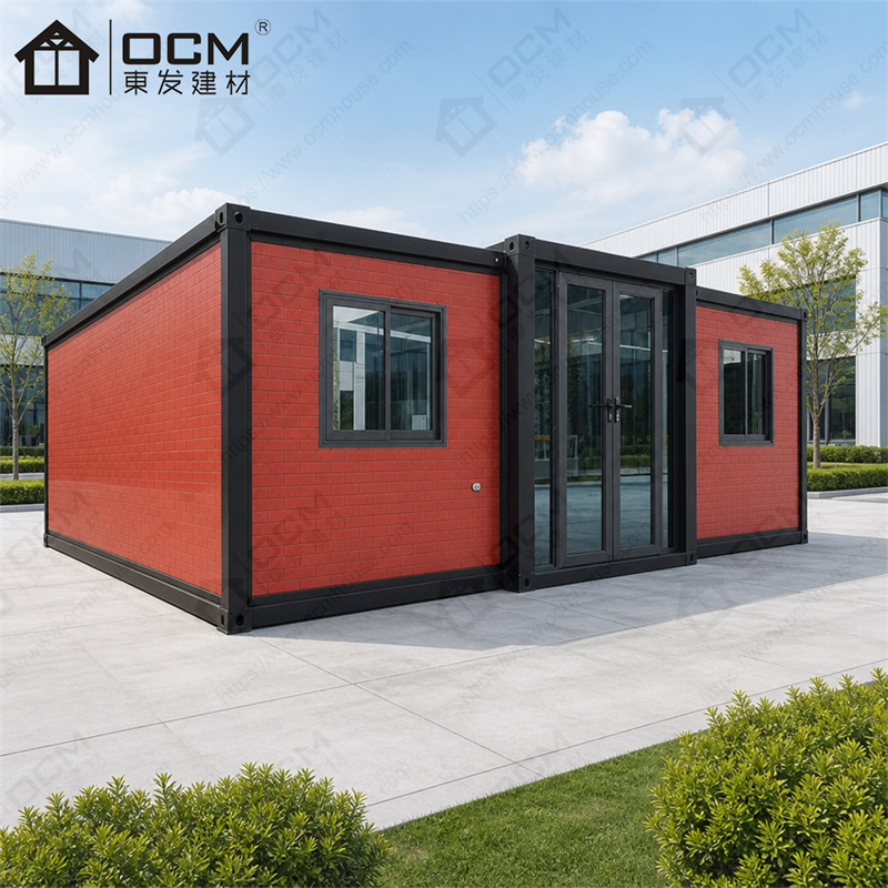 OCM One-Bedroom Expandable Container House with Restroom for Self Contained Guest Accommodation and Compact Living
