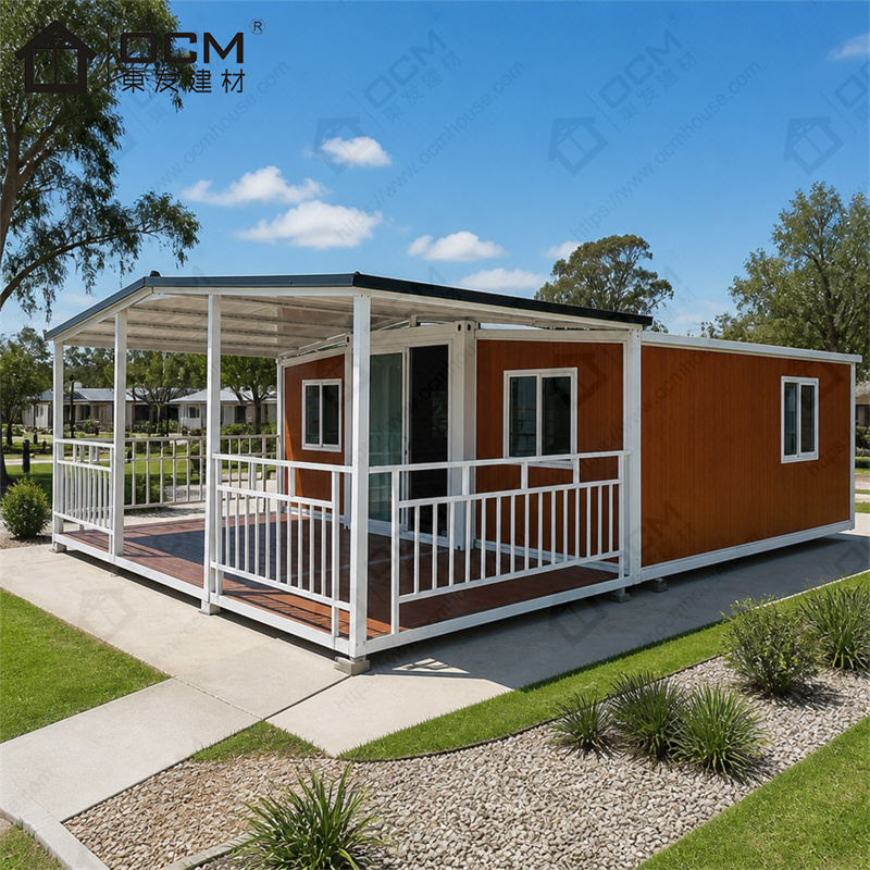 OCM 40ft Three-Bedroom Expandable Container Home for Family Housing and Group Accommodation