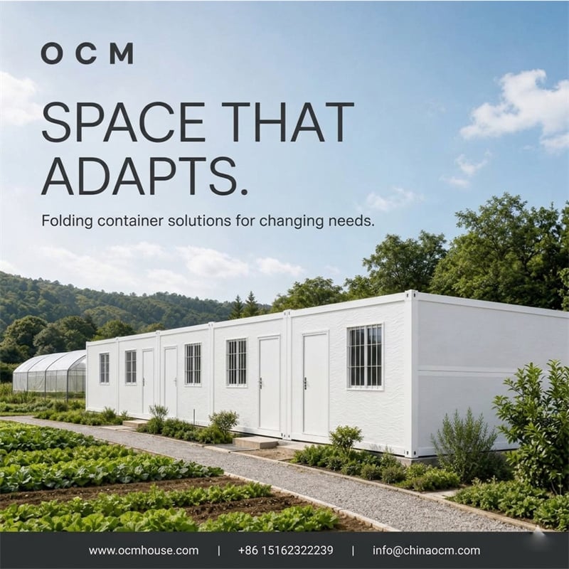  Folding Container House: A Rapid-Deployment Prefab Building for Construction Sites, Emergency Facilities and Remote Projects