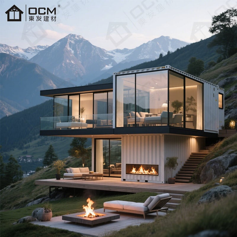 OCM 40ft Luxury Modern Shipping Container Home High-End Container Villa for Vacation Premium Living