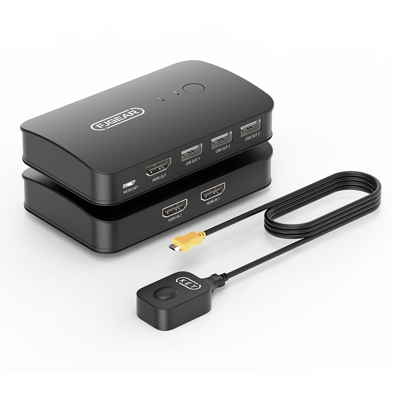 FJ-HK201 4K 2ポート HDMI KVM スイッチ | HDMI KVM スイッチ | - 広州