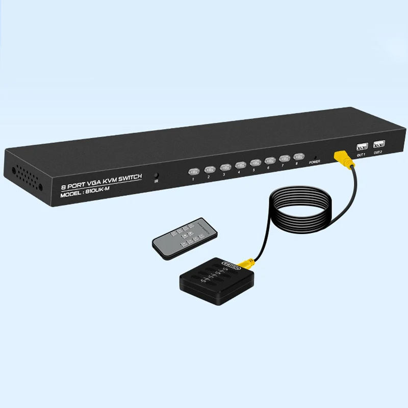 810UK-M  VGA KVM SWITCH 8PORT