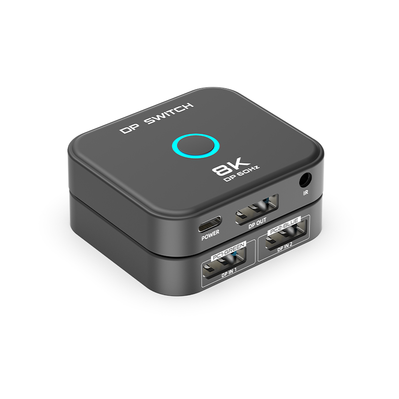 FJ-8K201DP 8K 2 Port DP Switch