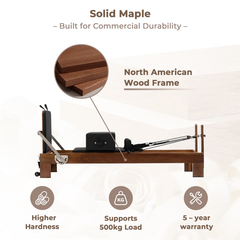 Walnut Classical Pilates Reformer supplier