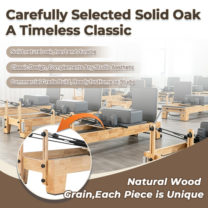 Oak Classical Pilates Reformer supplier