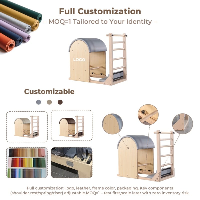 Maple Ladder Barrels details