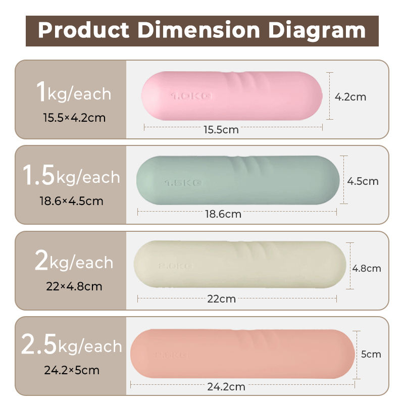 silicone dumbbell set-0