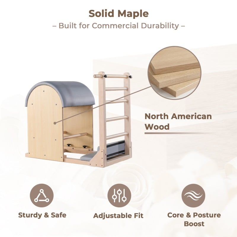 Maple Ladder Barrels details