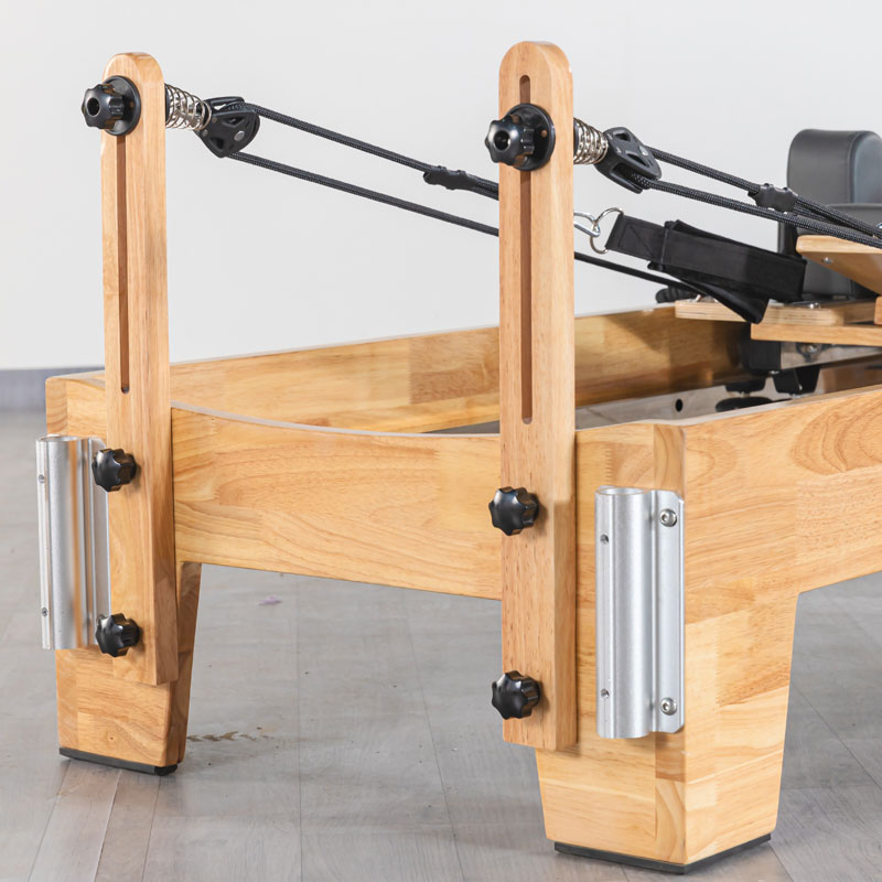 Oak Pilates Reformer with Half Tower