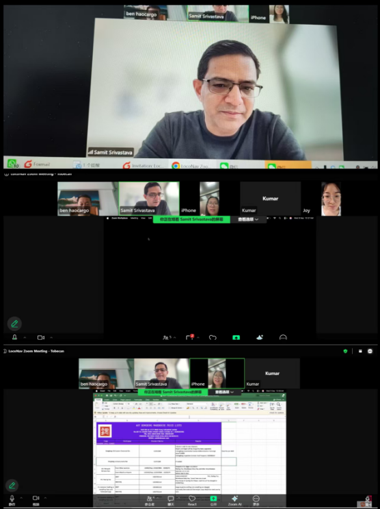 A Video Conference With Indian Traders