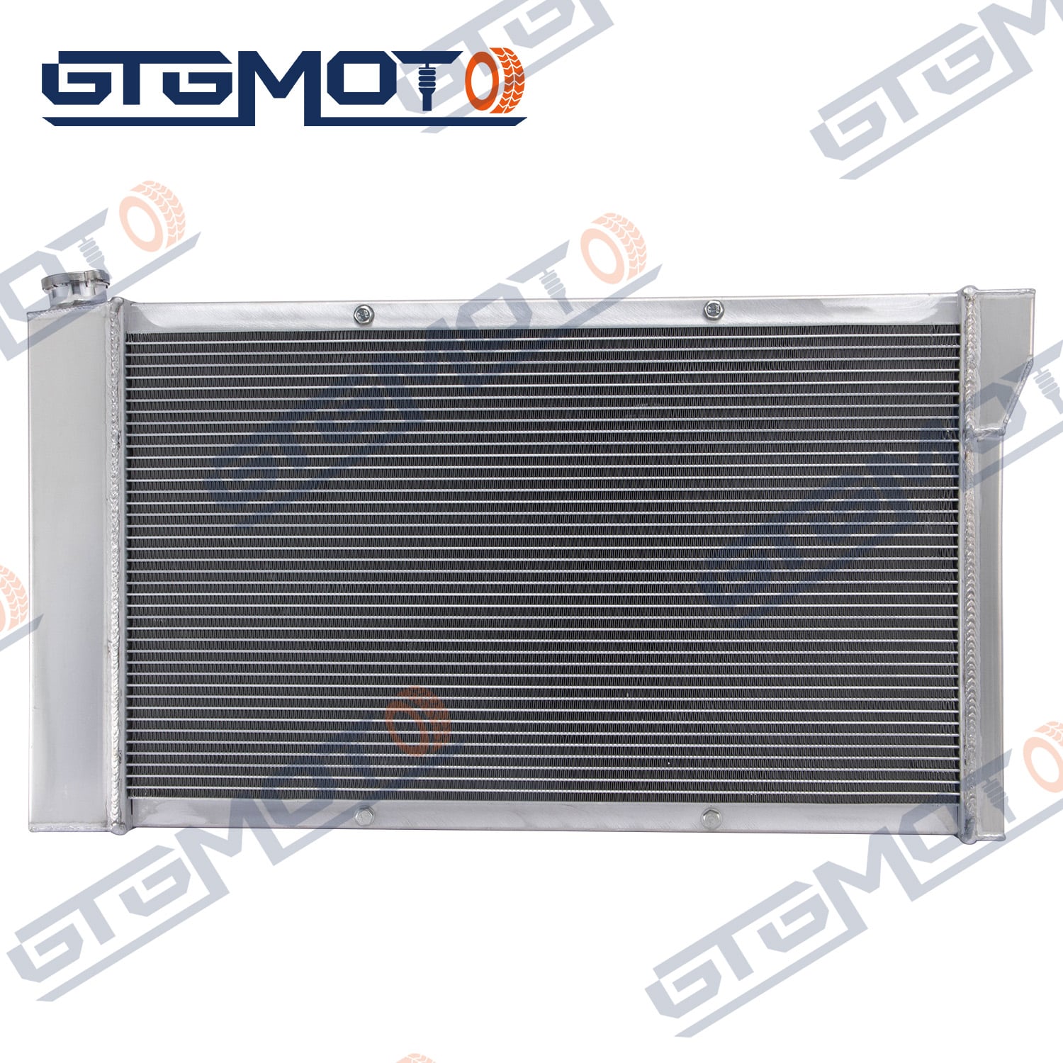 GTGMOTO Radiátor pro Ford F250 F350 F450 F550 6.0L 6.8L V8 V10 Aluminiový, ročník 2005-2007
