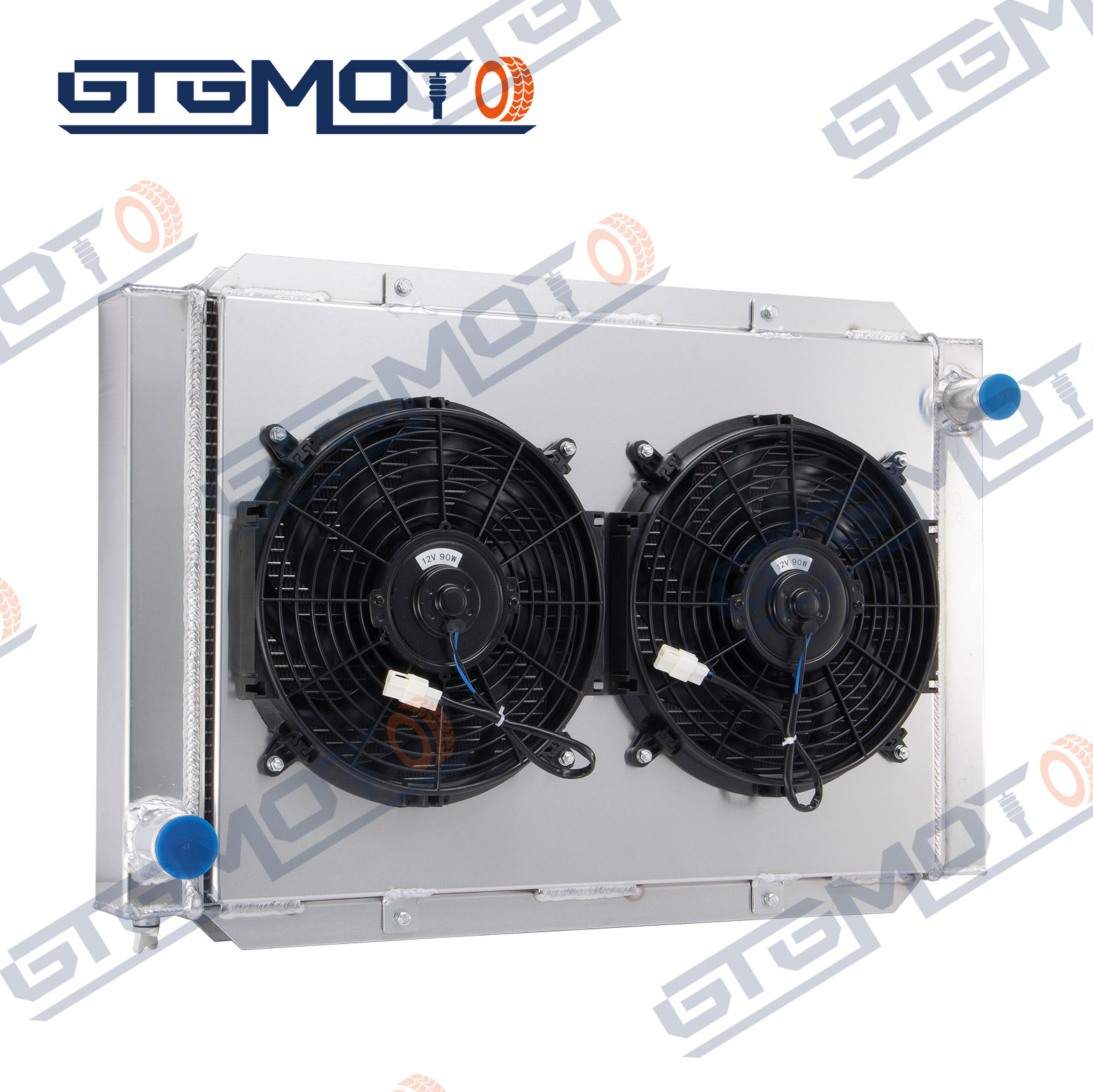 GTGMOTO Radiator For 2004-2008 Ford Expedition F150 F250 4.2L 4.6L 5.4L Aluminum