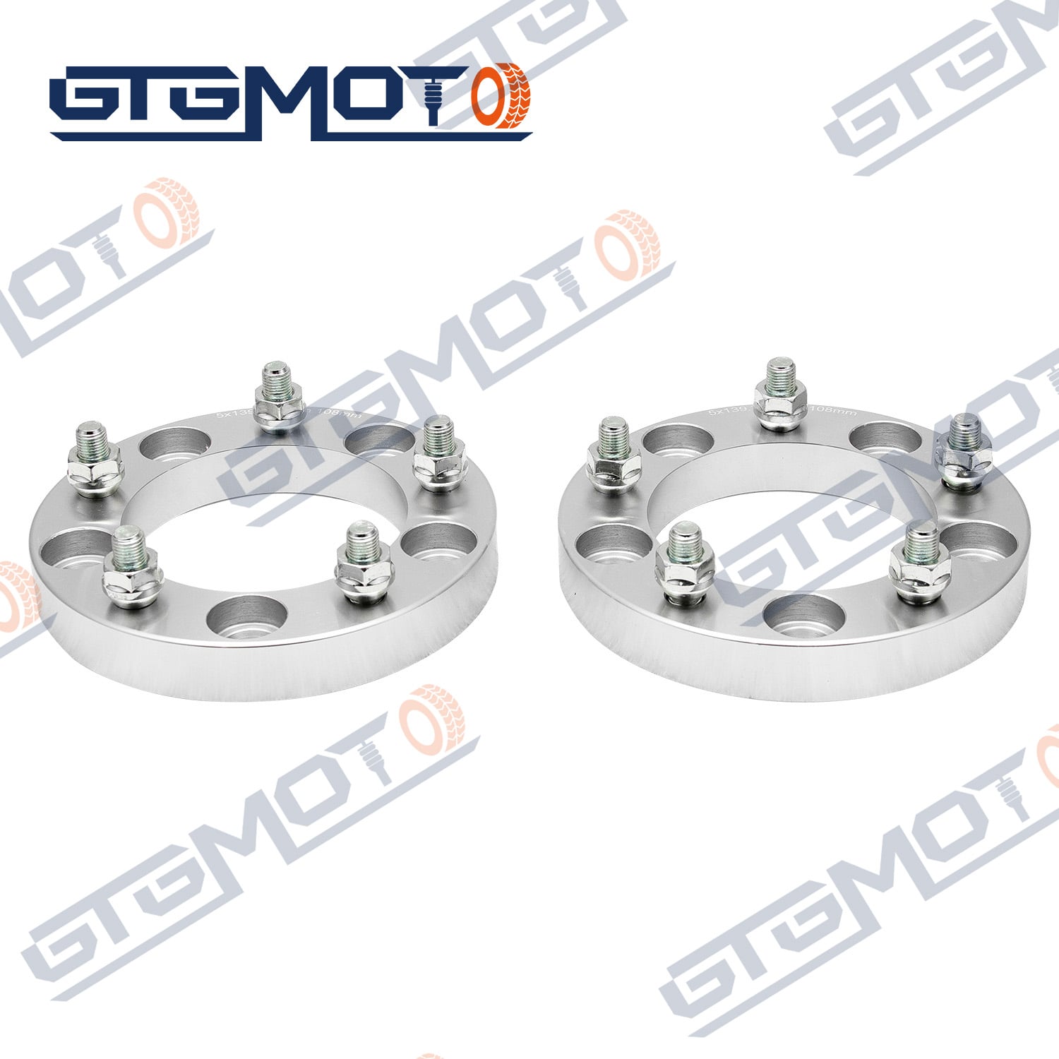 GTGMOTO 2er-Satz 5 Bolzen 5x114,3 30mm Felgenabstandshalter 12x1,5 passt zu Toyota Mitsubishi Honda Mazda