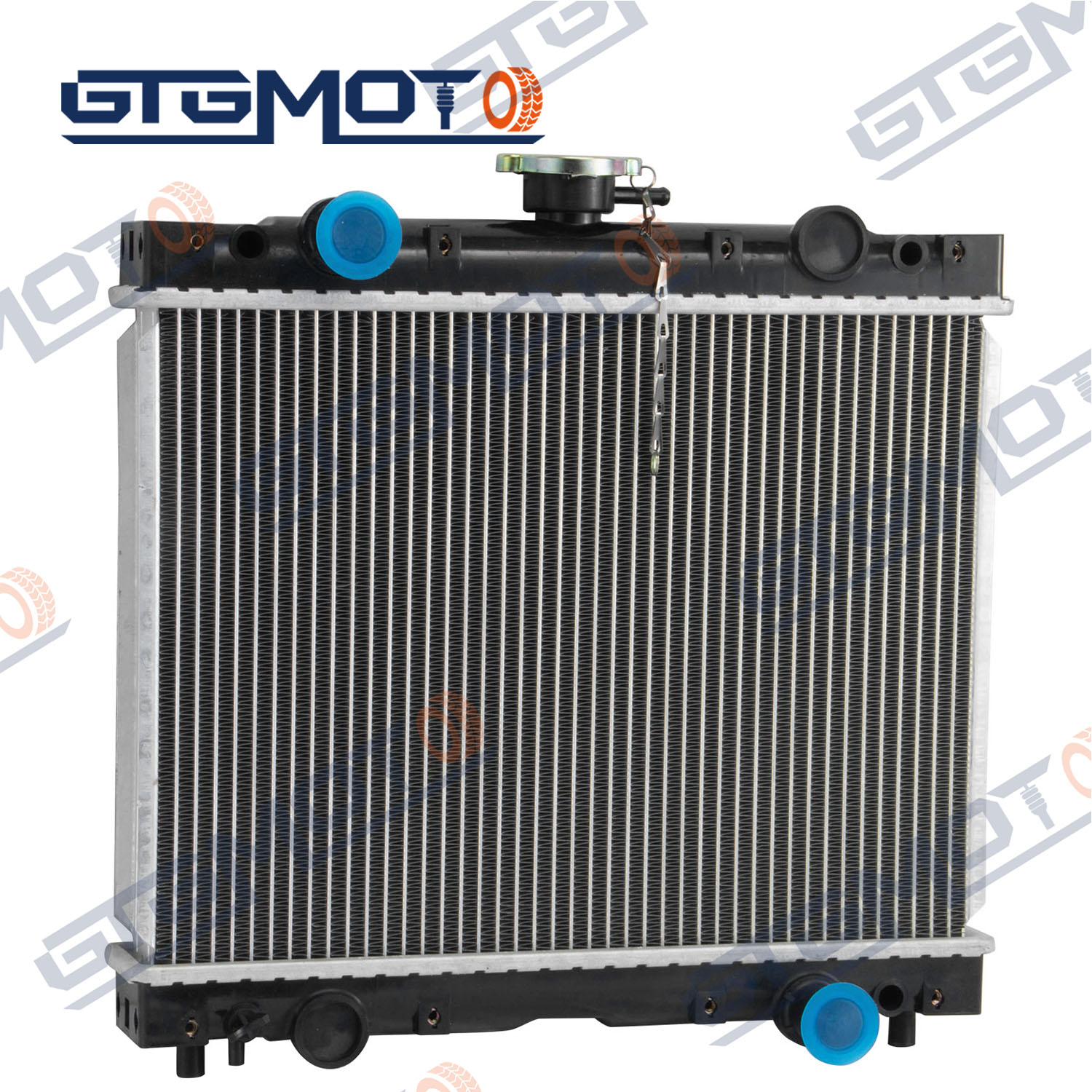 GTGMOTO High Performance Aluminum 3 Row Radiator For Dodge Charger Challenger Plymouth GTX 1968-1974 1970-1974