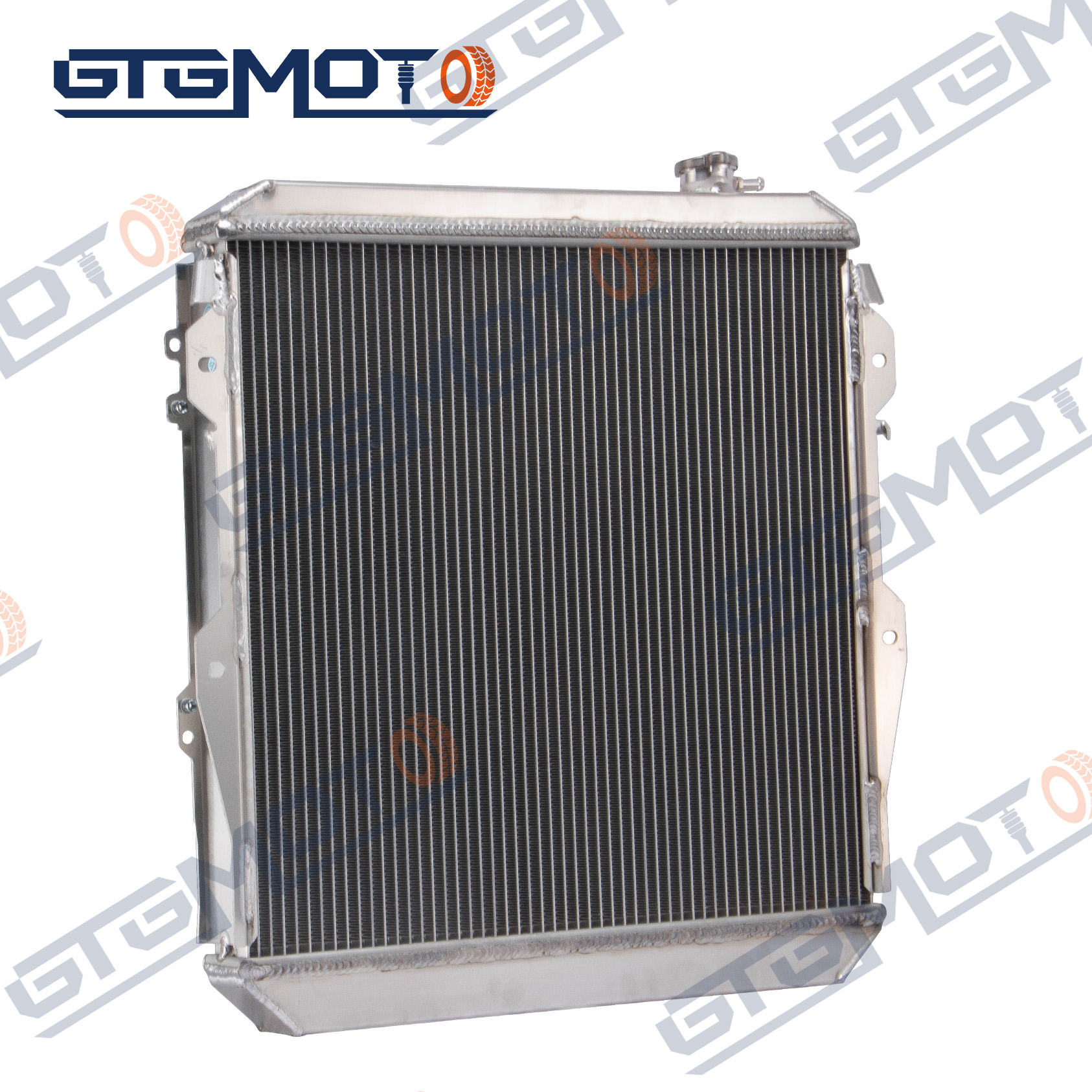GTGMOTO Radiator+Shroud+Fan+Relay For 93-96 Toyota Hilux Surf KZN130 1KZ-TE 3.0L