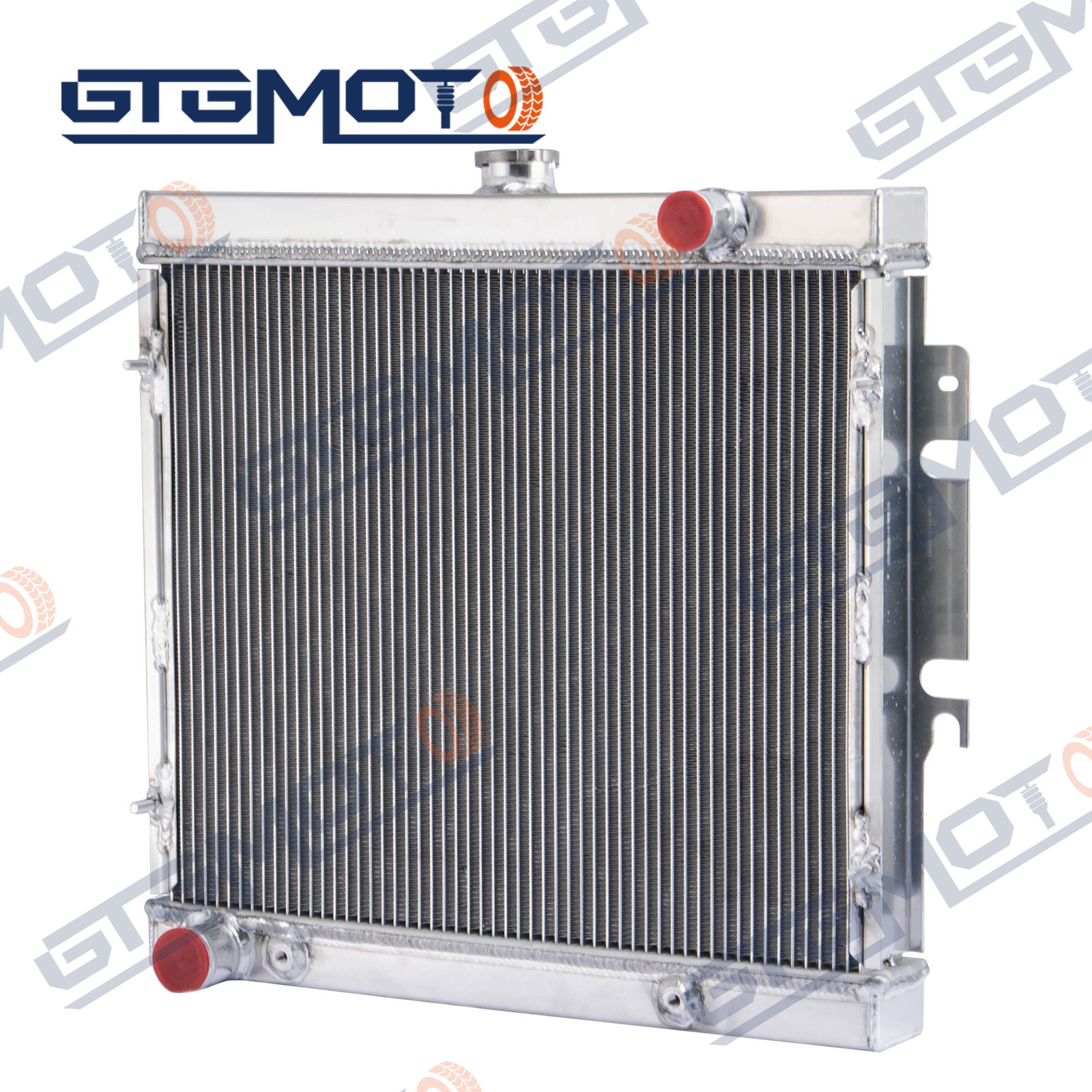 GTGMOTO 4 řadový chladič a ventilátor pro Toyota Hilux KZN165R SR 3,0 L naftový 4x4 AT 1997 1998 1999 2000 2001 2002 2003 2004