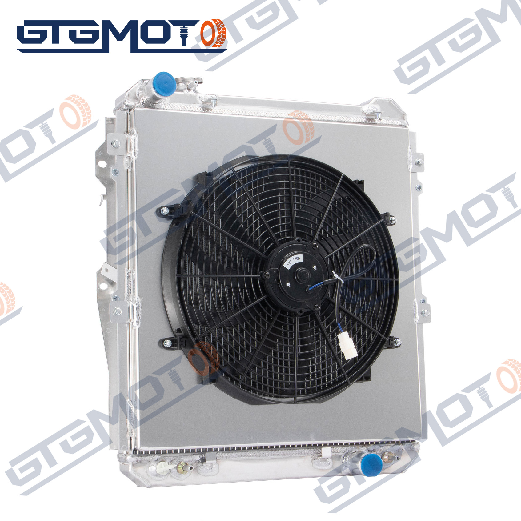 GTGMOTO radiators 88-97 Toyota Hilux RN85/RN90 YN85 22R benzino 1.8 2.0 2.2/ 2.4L iš aliuminio