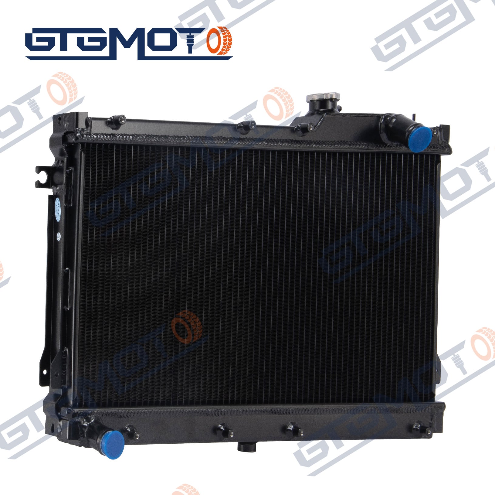 GTGMOTO Radiator For Toyota Landcruiser HDJ78 HDJ79 HZJ78 HZJ79 1Hz 4.2L 2001-2007