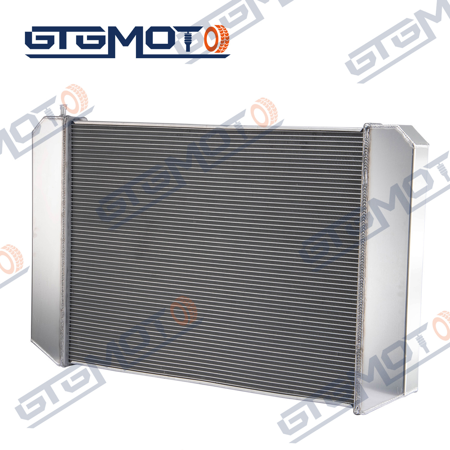 GTGMOTO Radiator Untuk 2002-05 Jaguar X-Type 2.5L 02-08 Jaguar X-Type 3.0L Aluminium