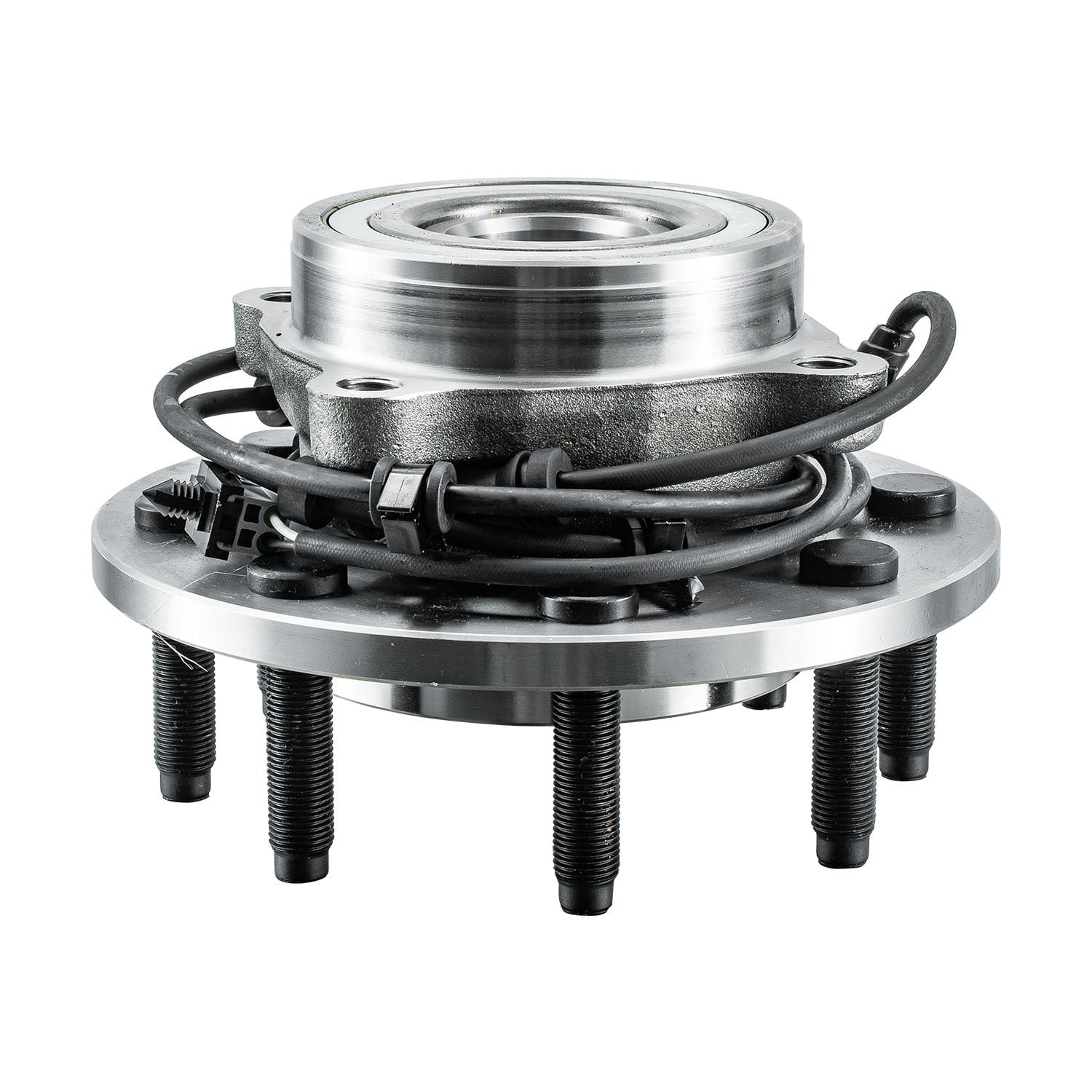 How does a hub bearing influence wheel stability and safety?