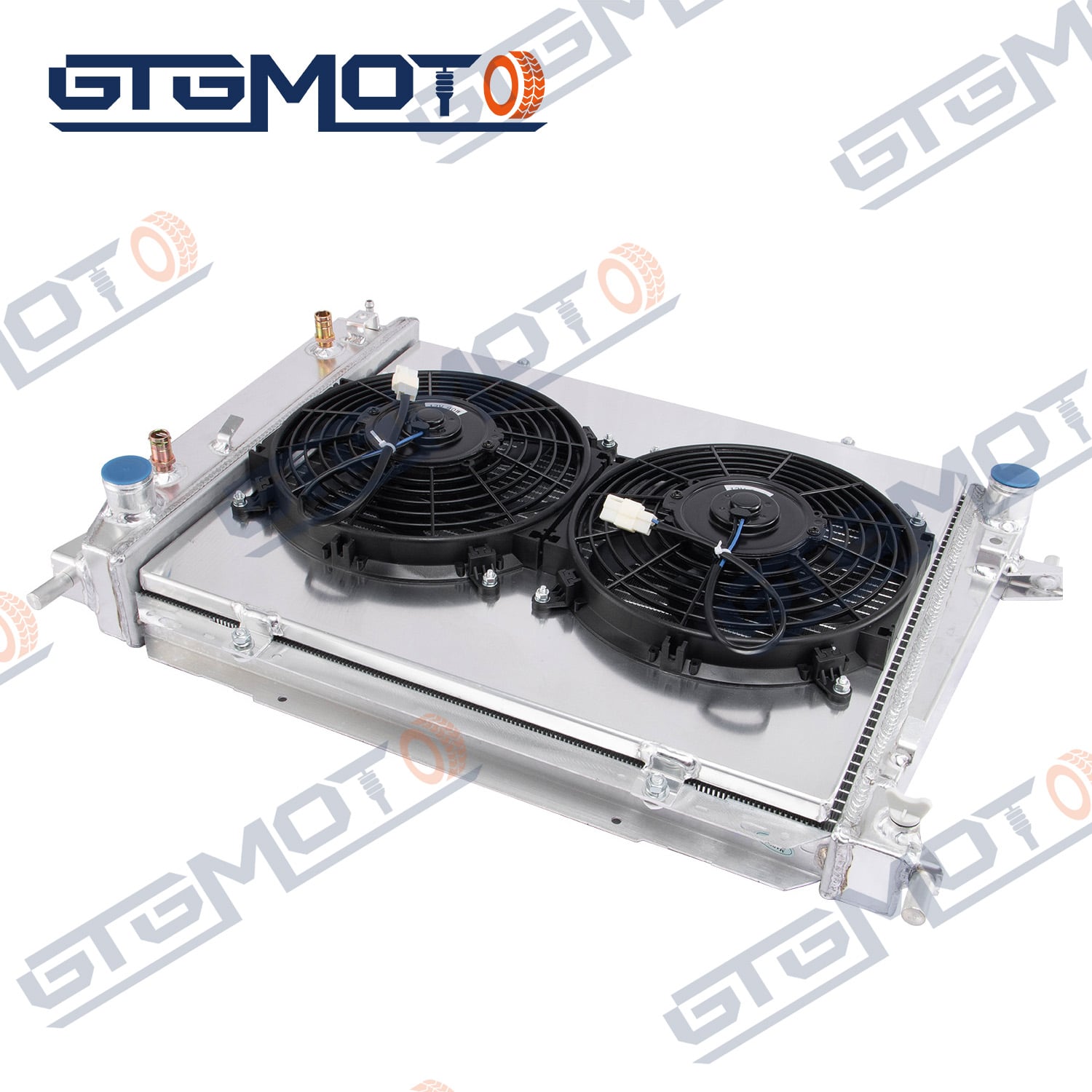GTGMOTO Radiator For 1994-2002 Saturn Sc1 Sc2 Sl Sl1 Sl2/1994-1999 Sw1 1.9l L4 Aluminum