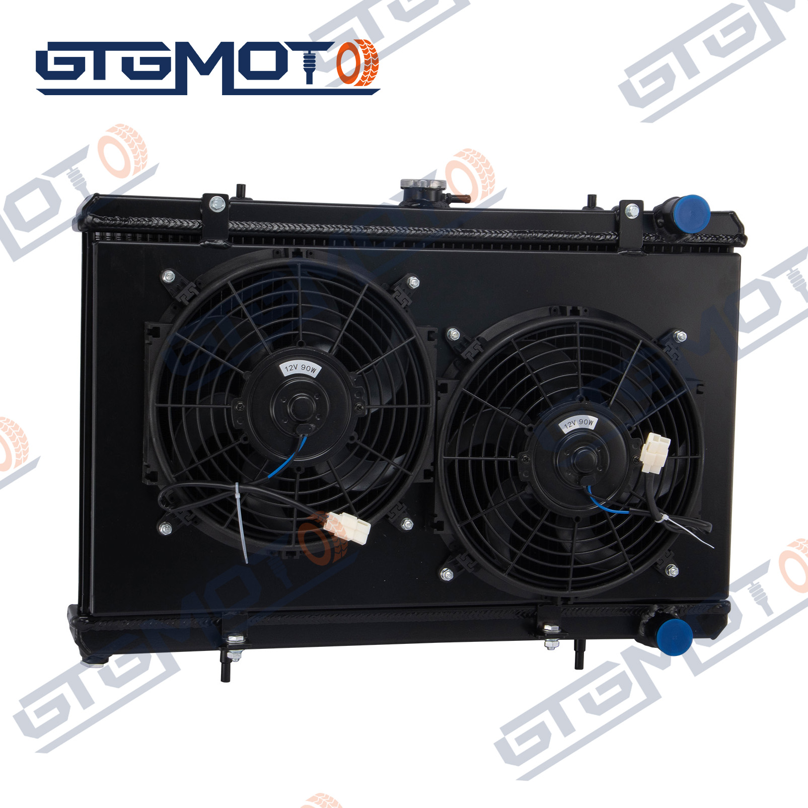 GTGMOTO Radiator For Holden VY Commodore V6 3.8L Aluminum 2002-2004