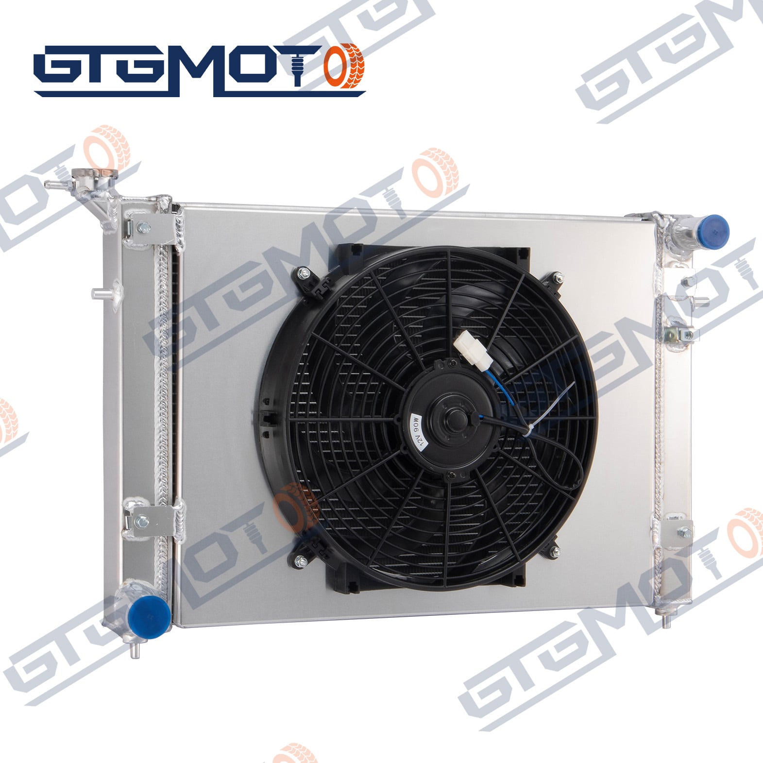Ραδιάτορας GTGMOTO Για 89-91 Holden Commodore 3.8L V6 VN/VG VP/VR VS MT Αλουμινίου
