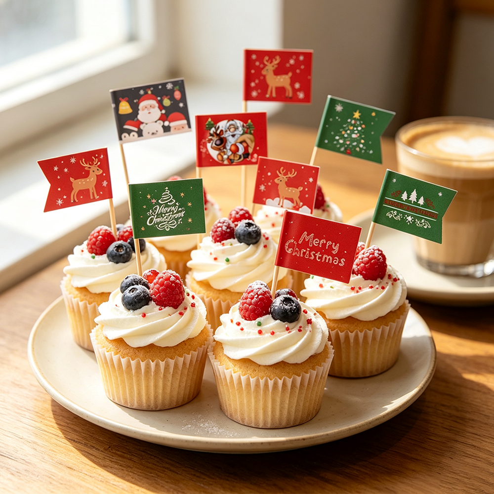 Cake Toothpick Flag