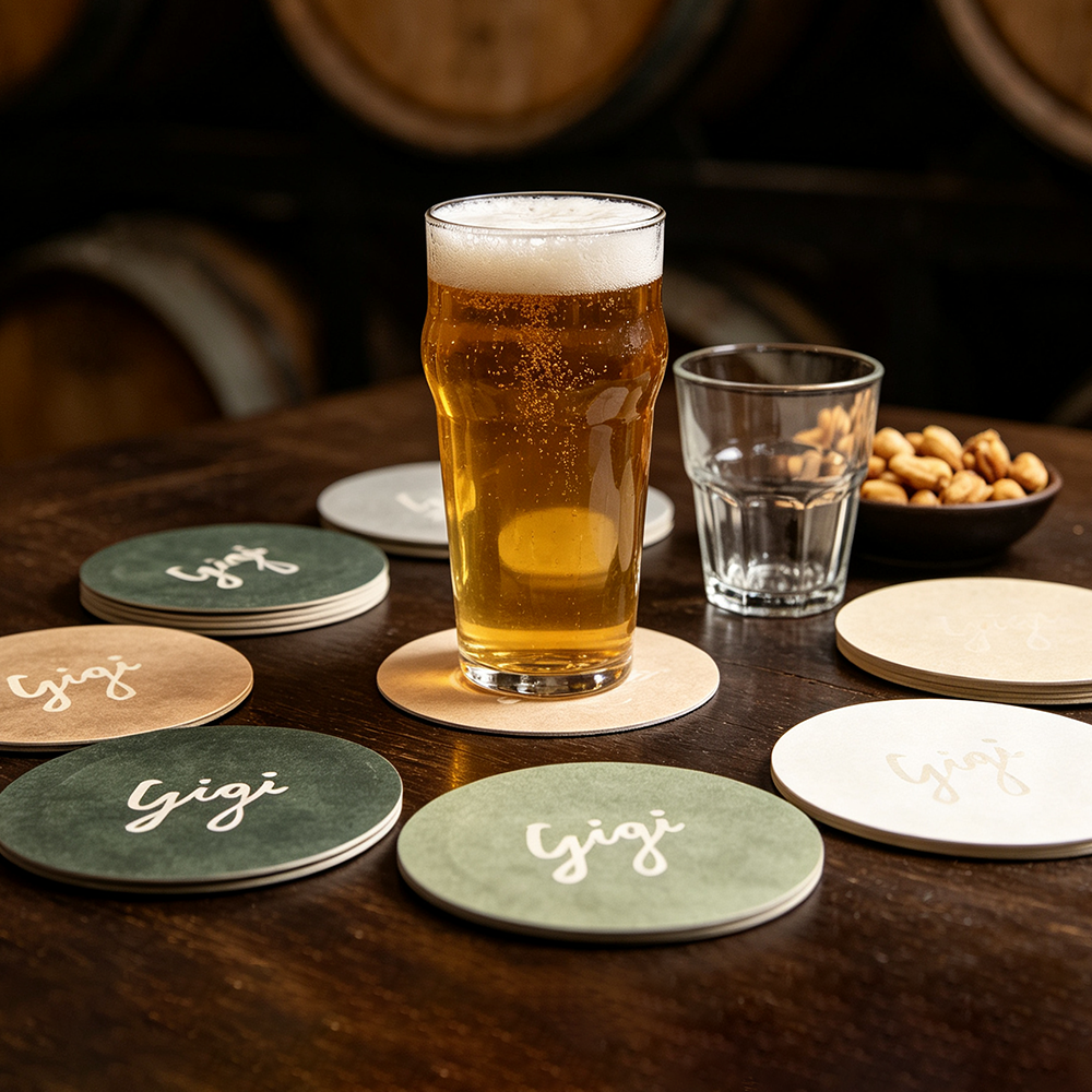 Paper Beer Coaster