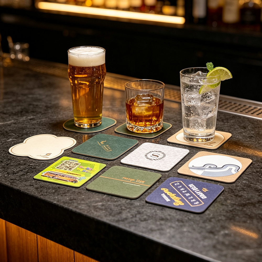 Paper Beer Coaster