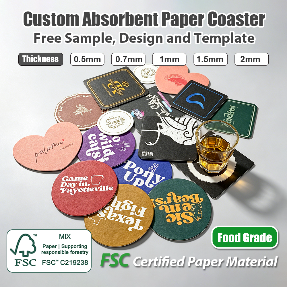 Paper Beer Coaster