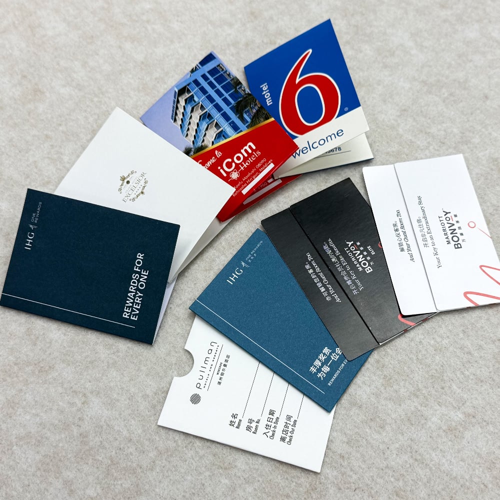 Key Card Paper Holder