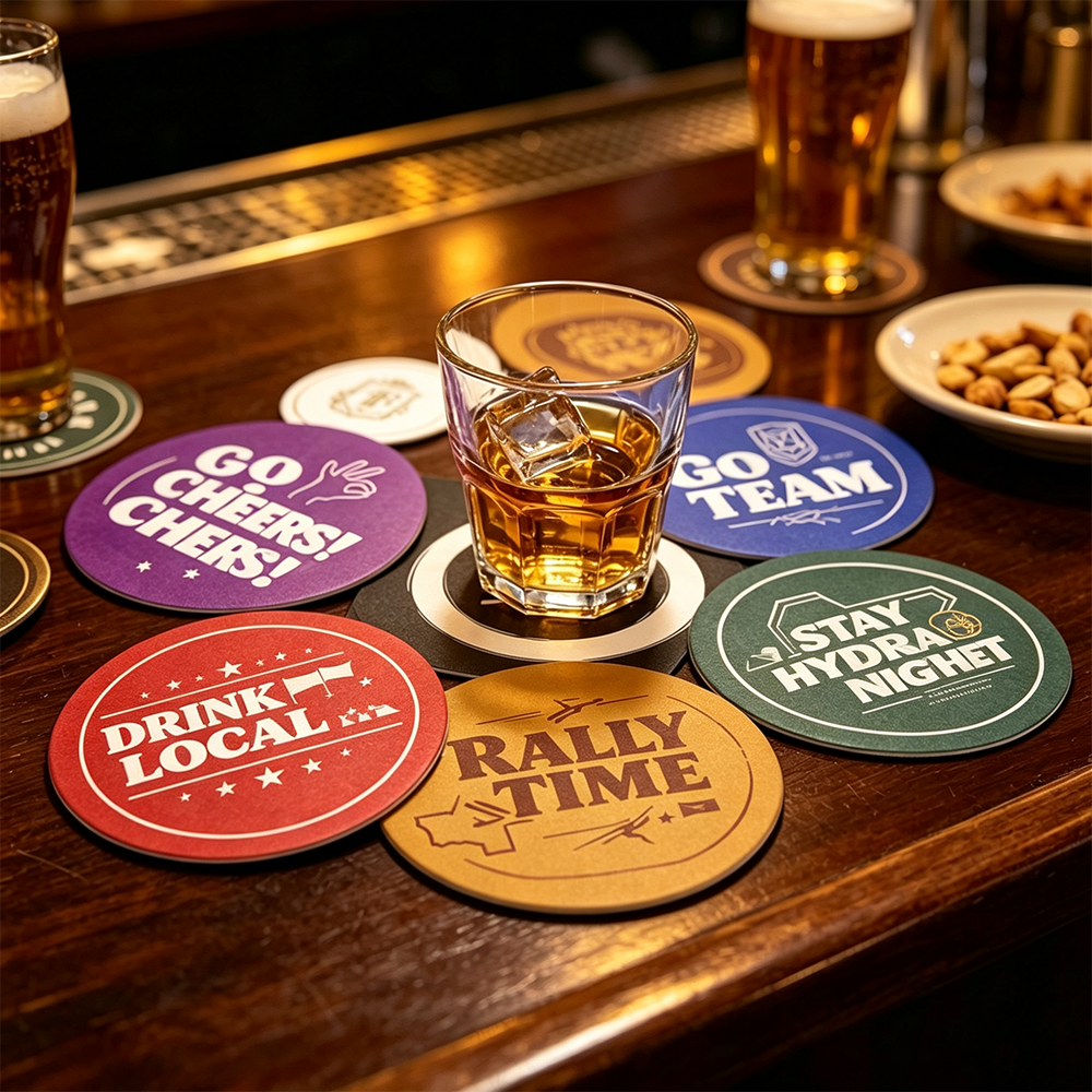 Round Paper Coaster