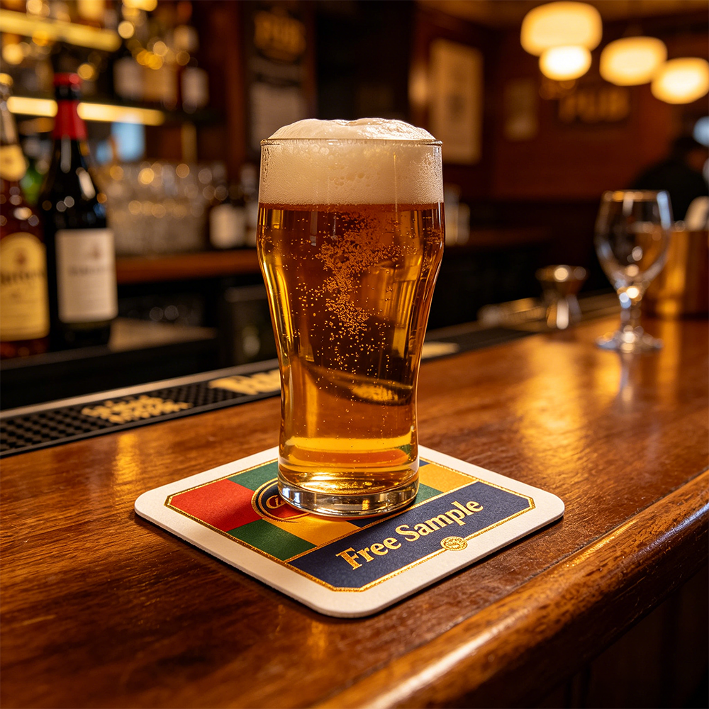 Paper Beer Coaster