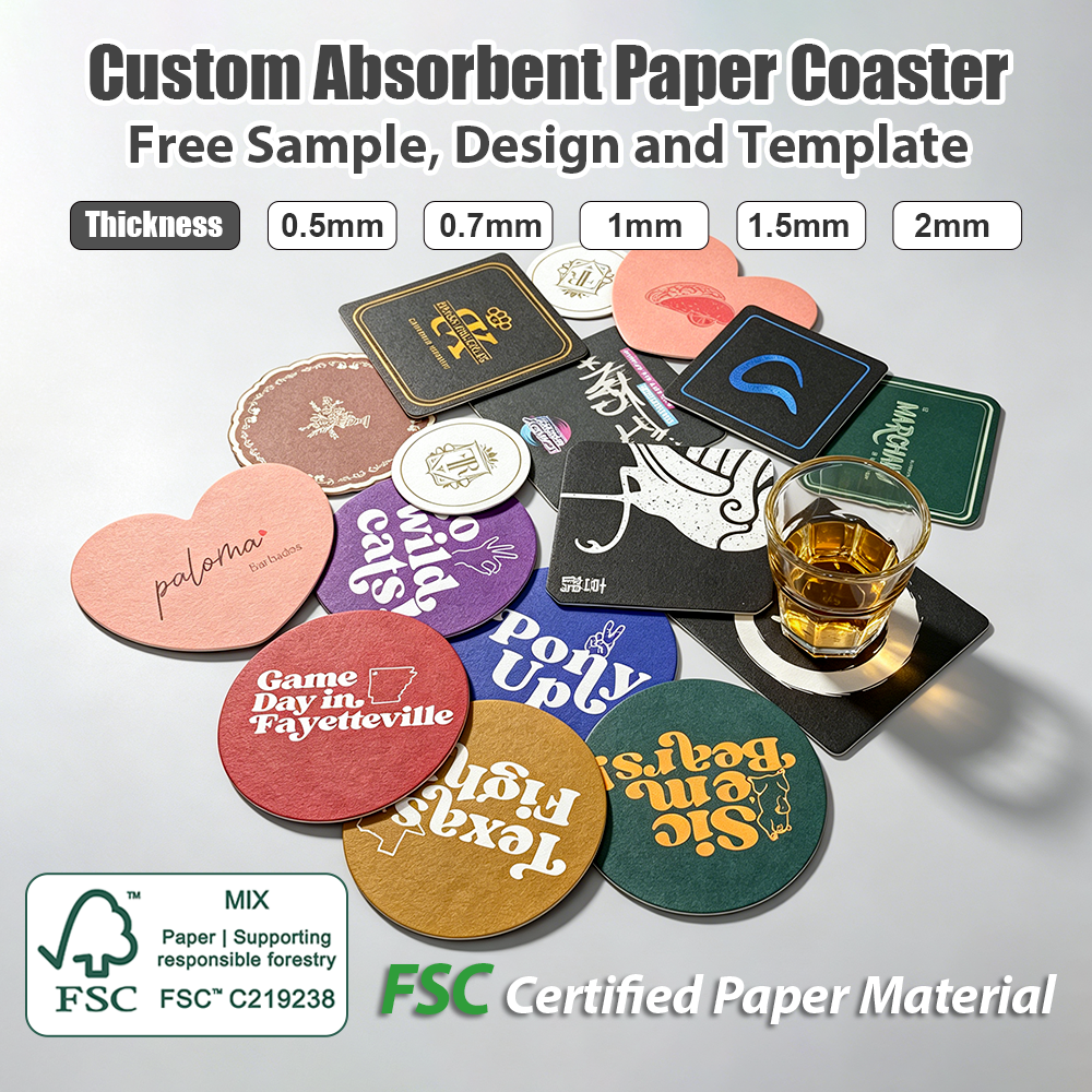 How to choose the best paper coaster thickness