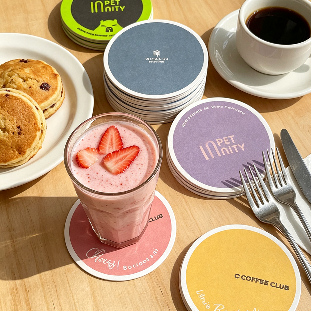 Round Paper Coaster