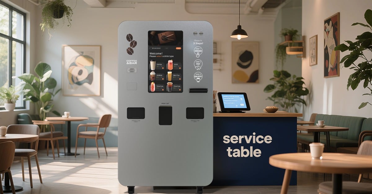 Vending de Café Caliente y Frío: Ideal para Espacios de Oficina